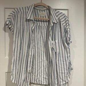 Striped Button-Up Shirt